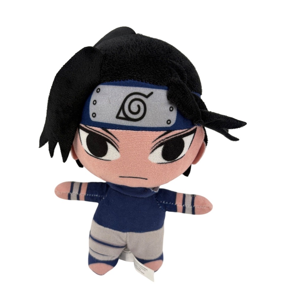 Naruto Sasuke Uchiha Plush 8" Blue Grey‎ Stuffed Animal Anime Ninja